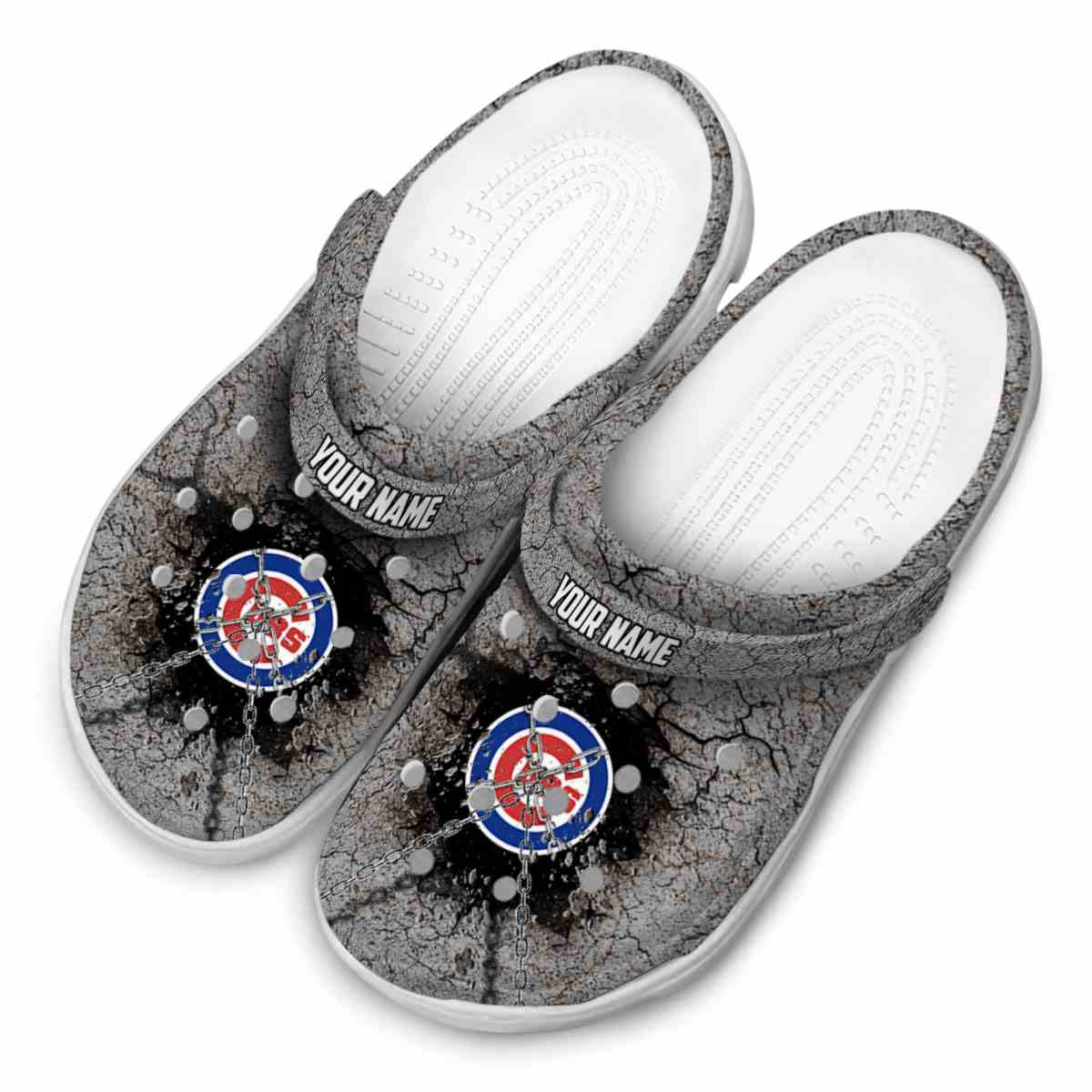 Merchidea Chicago Cubs MLB Sport Crocs Crocband Clogs Shoes Comfortable For Men Women and Kids