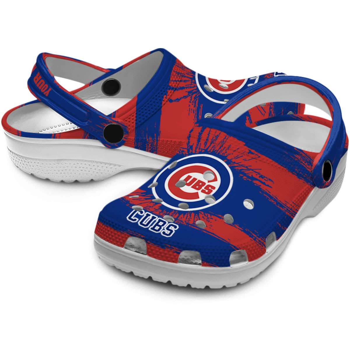 Merchidea Chicago Cubs MLB Sport Crocs Crocband Clogs Shoes Comfortable For Men Women and Kids