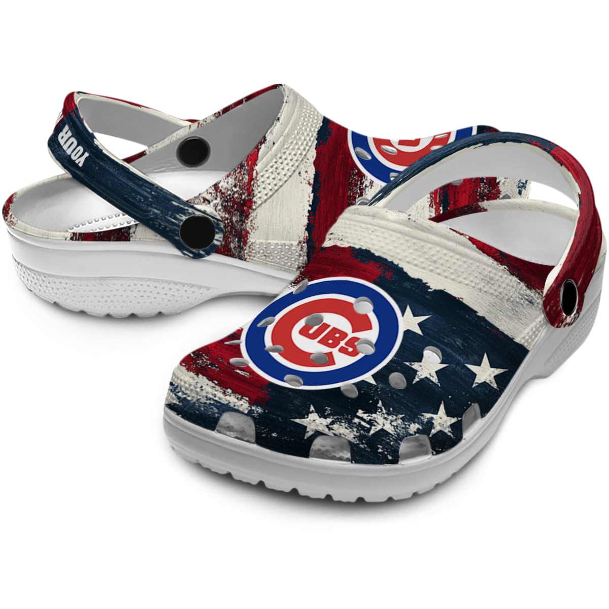 Merchidea Chicago Cubs MLB Sport Crocs Crocband Clogs Shoes Comfortable For Men Women and Kids