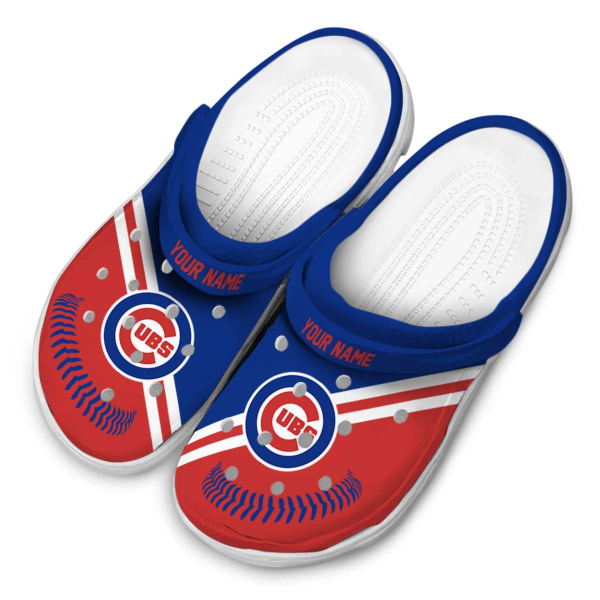 Merchidea Chicago Cubs MLB Sport Crocs Crocband Clogs Shoes Comfortable For Men Women and Kids
