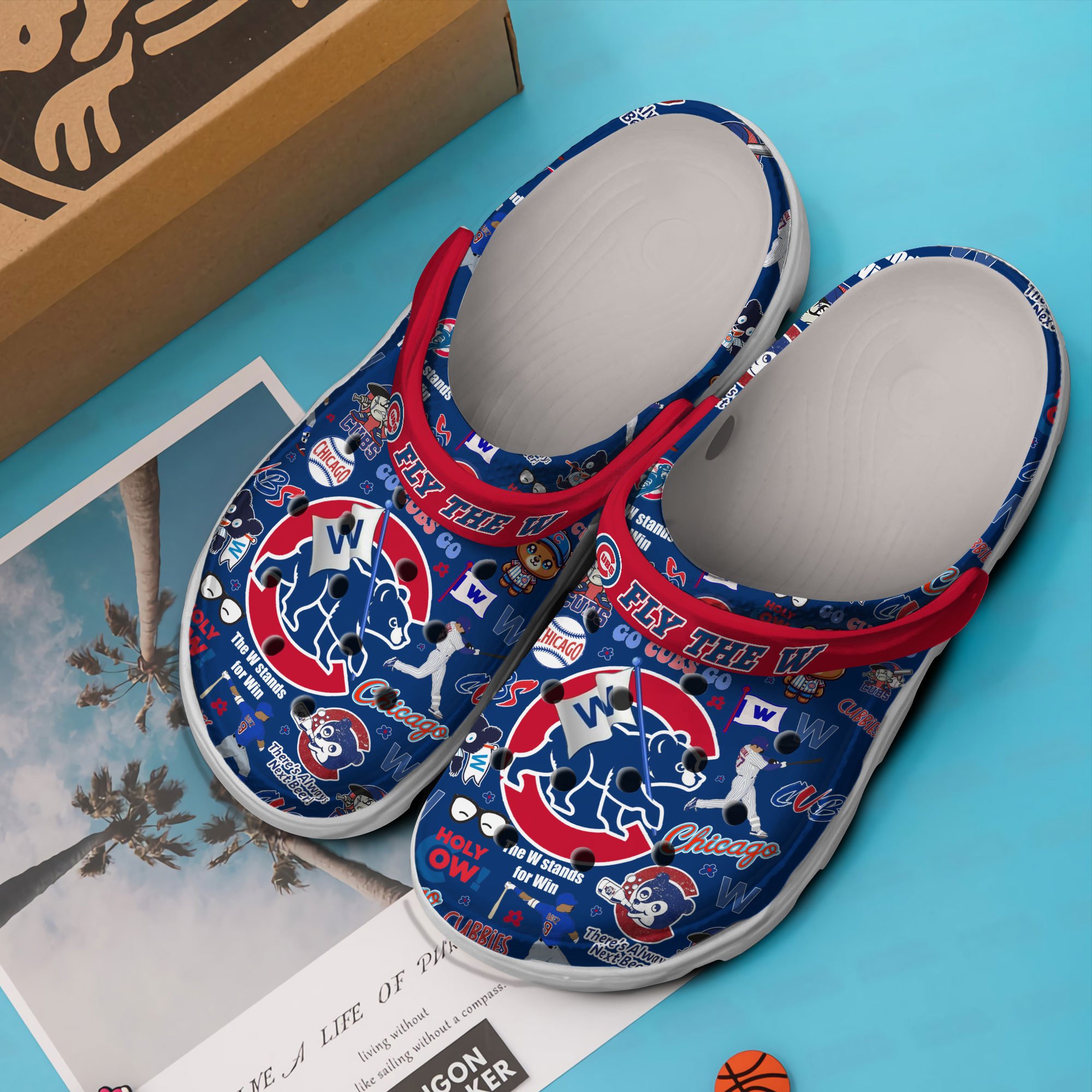 Merchidea Chicago Cubs MLB Sport Crocs Crocband Clogs Shoes Comfortable For Men Women and Kids