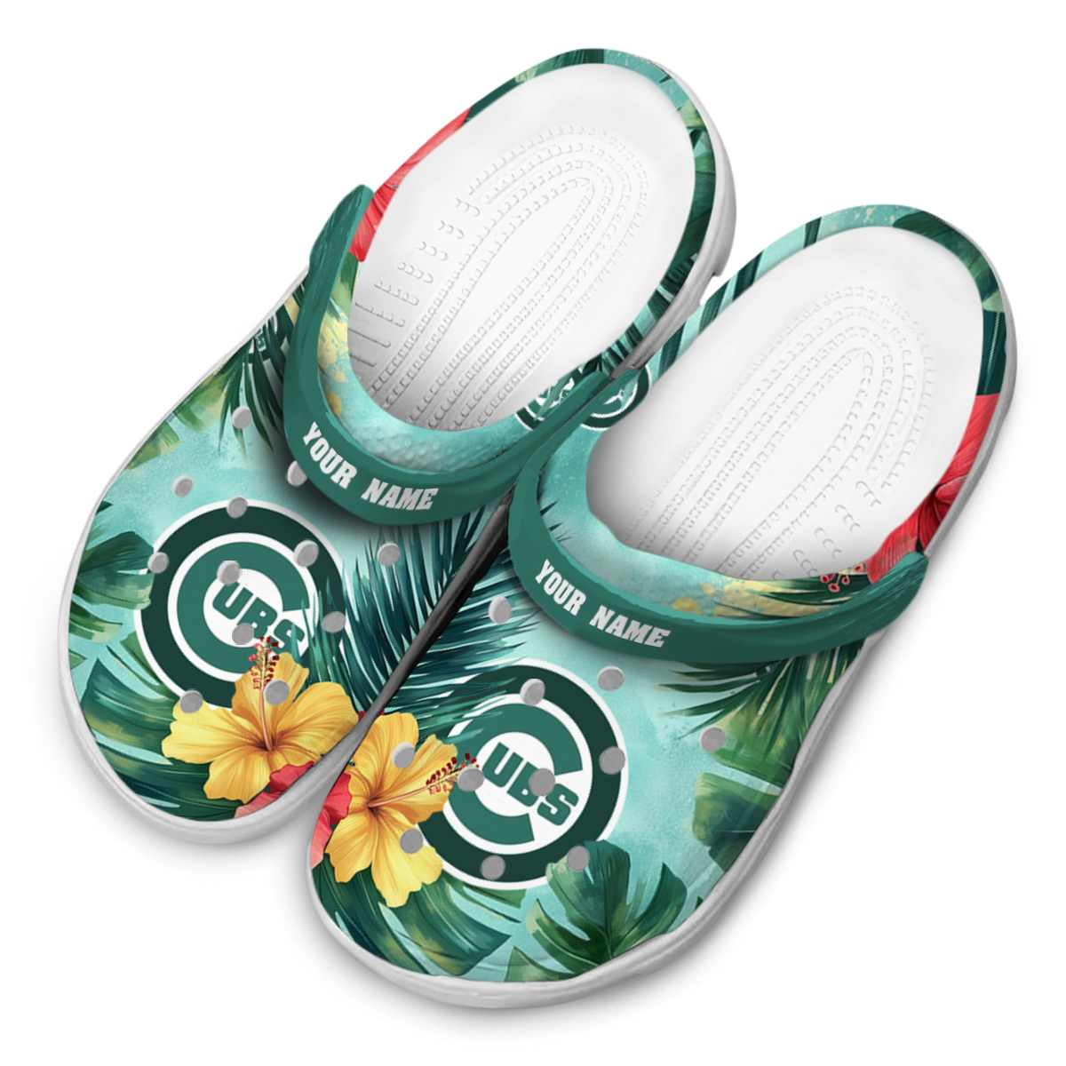 Merchidea Chicago Cubs MLB Sport Crocs Crocband Clogs Shoes Comfortable For Men Women and Kids