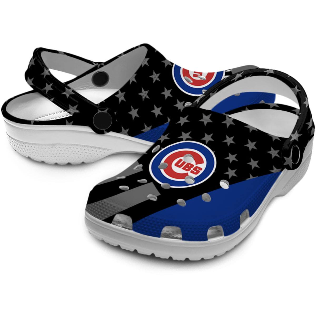 Merchidea Chicago Cubs MLB Sport Crocs Crocband Clogs Shoes Comfortable For Men Women and Kids