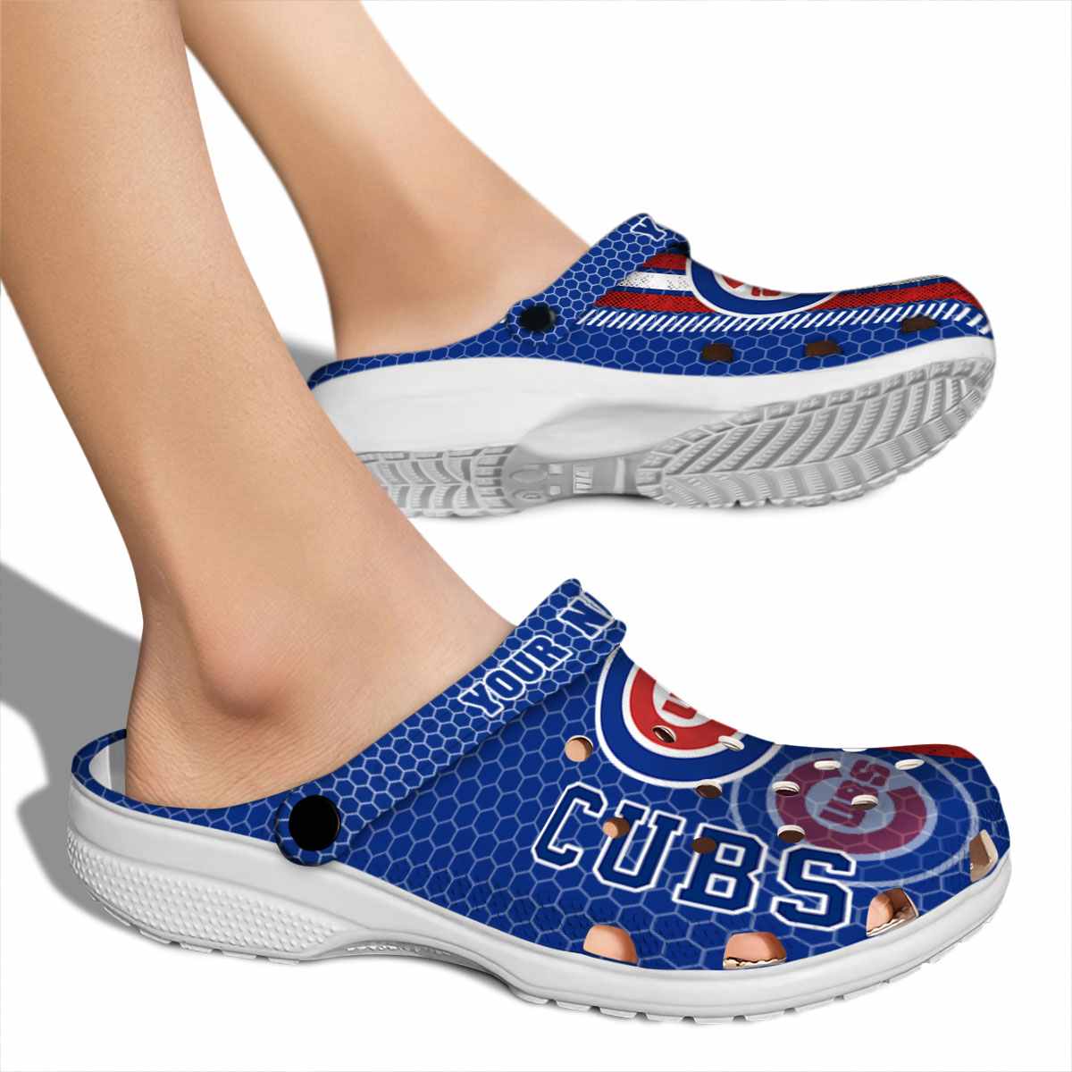 Merchidea Chicago Cubs MLB Sport Crocs Crocband Clogs Shoes Comfortable For Men Women and Kids