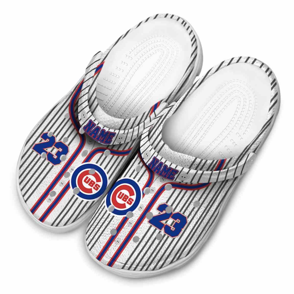 Merchidea Chicago Cubs MLB Sport Crocs Crocband Clogs Shoes Comfortable For Men Women and Kids