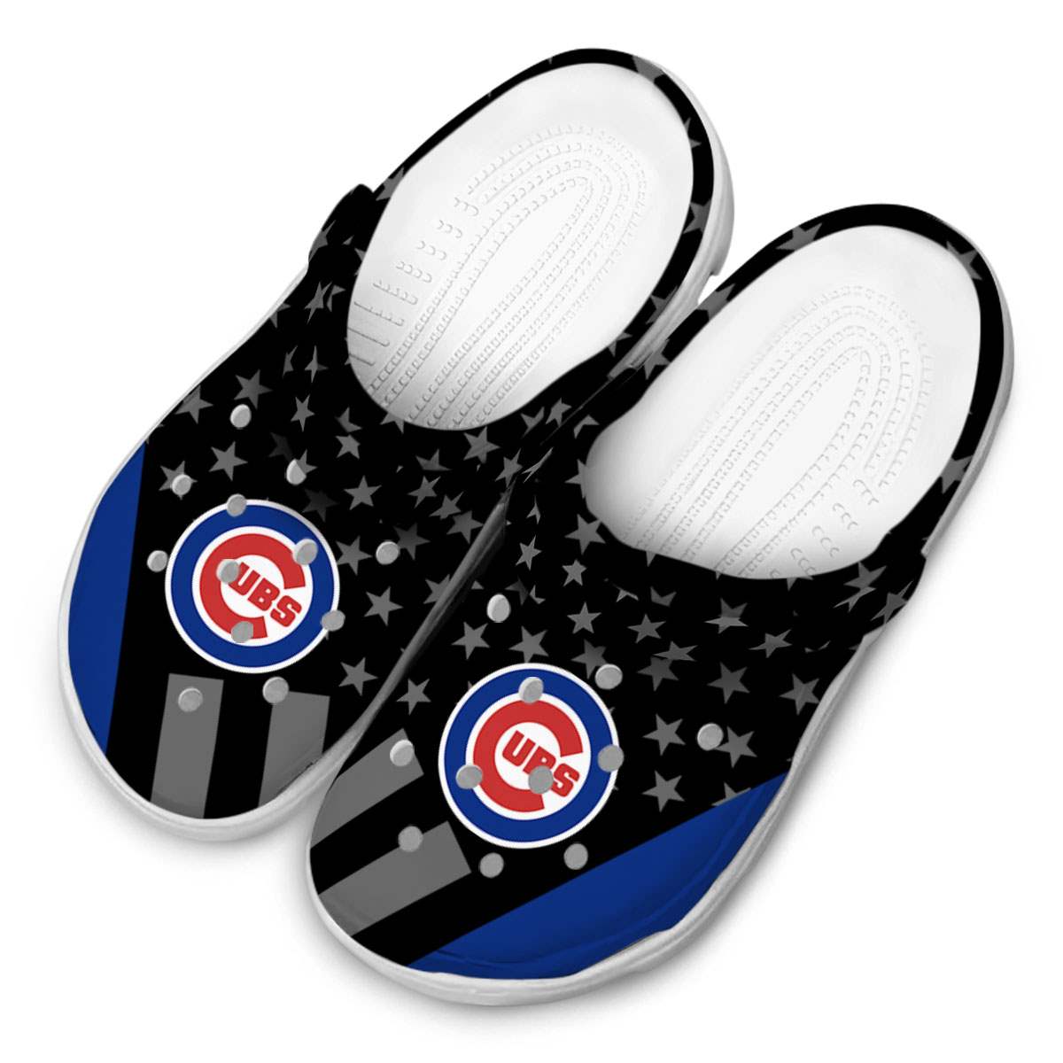 Merchidea Chicago Cubs MLB Sport Crocs Crocband Clogs Shoes Comfortable For Men Women and Kids