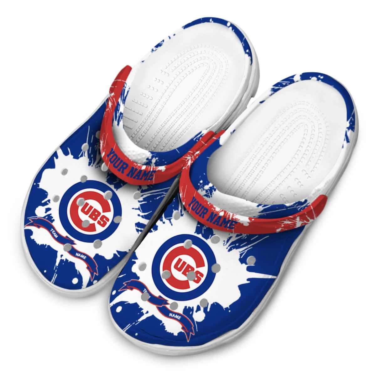 Merchidea Chicago Cubs MLB Sport Crocs Crocband Clogs Shoes Comfortable For Men Women and Kids