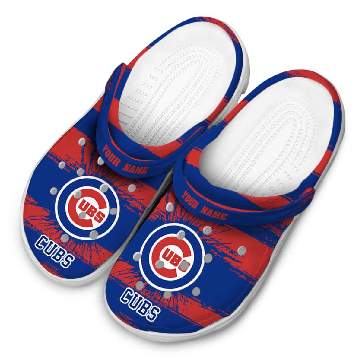 Merchidea Chicago Cubs MLB Sport Crocs Crocband Clogs Shoes Comfortable For Men Women and Kids