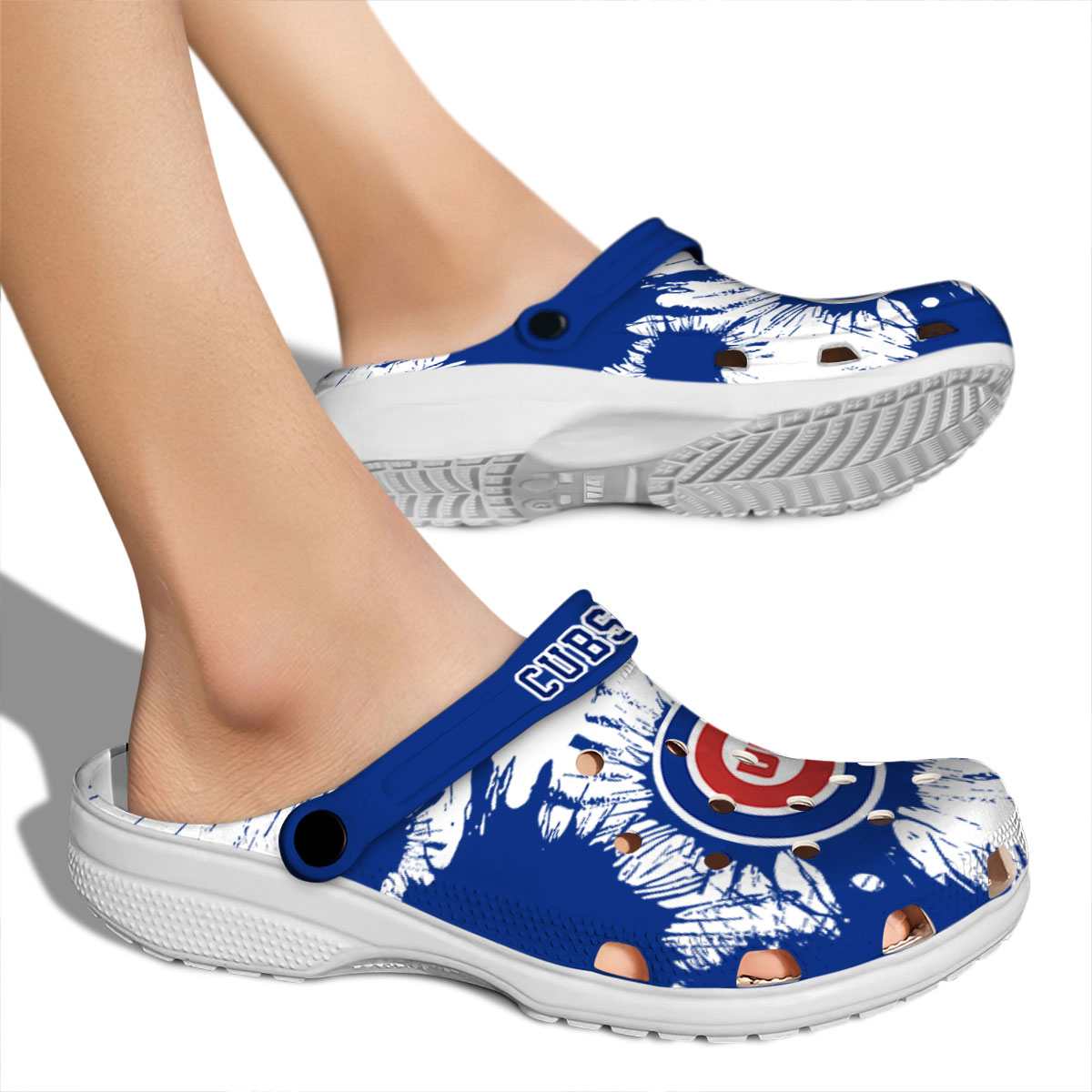 Merchidea Chicago Cubs MLB Sport Crocs Crocband Clogs Shoes Comfortable For Men Women and Kids