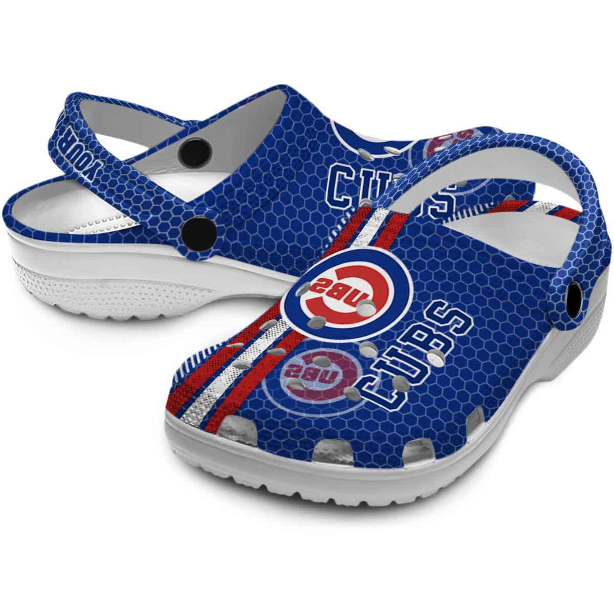 Merchidea Chicago Cubs MLB Sport Crocs Crocband Clogs Shoes Comfortable For Men Women and Kids