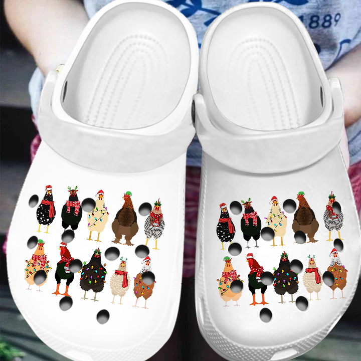 Merchidea Chicken Crocs Crocband Clogs Shoes Comfortable For Men Women and Kids