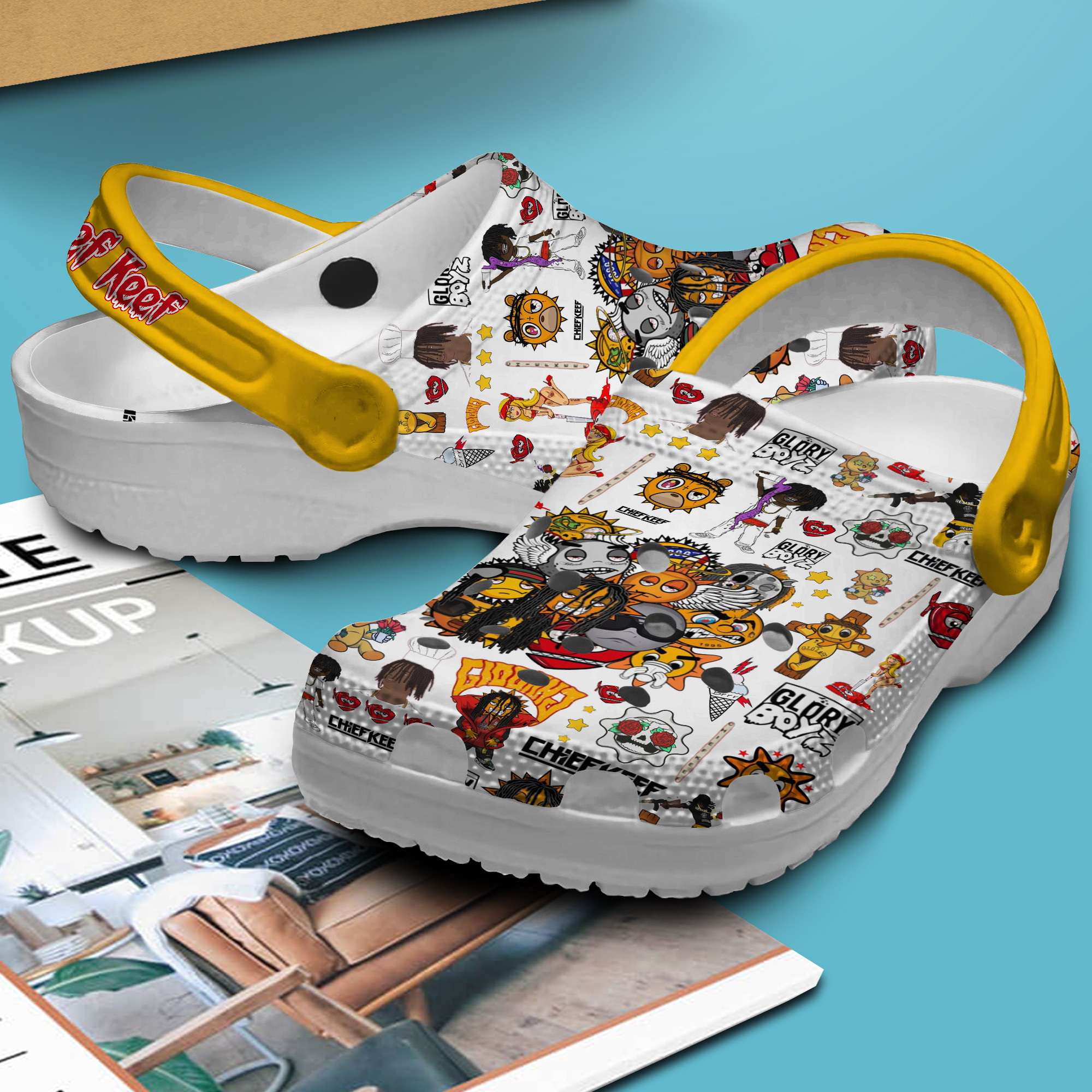 Merchidea Chief Keef MusicCrocs Crocband Clogs Shoes Comfortable For Men Women and Kids