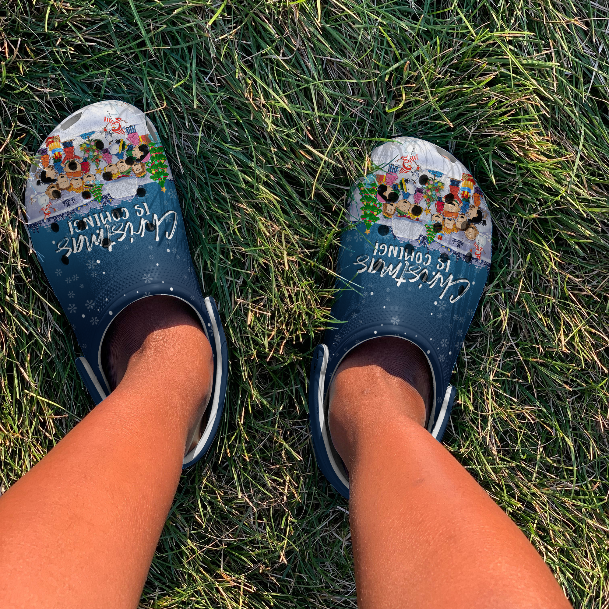 Merchidea Christmas is coming Music Crocs Crocband Clogs Shoes Comfortable For Men Women and Kids