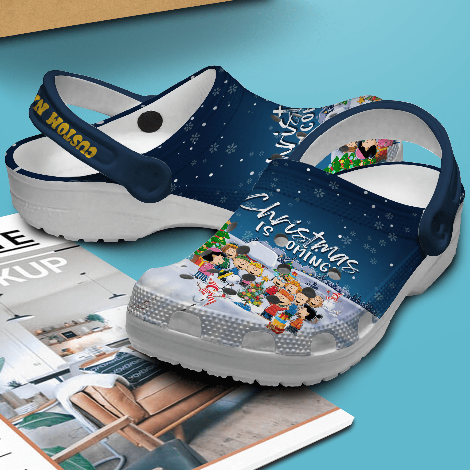 Merchidea Christmas is coming Music Crocs Crocband Clogs Shoes Comfortable For Men Women and Kids