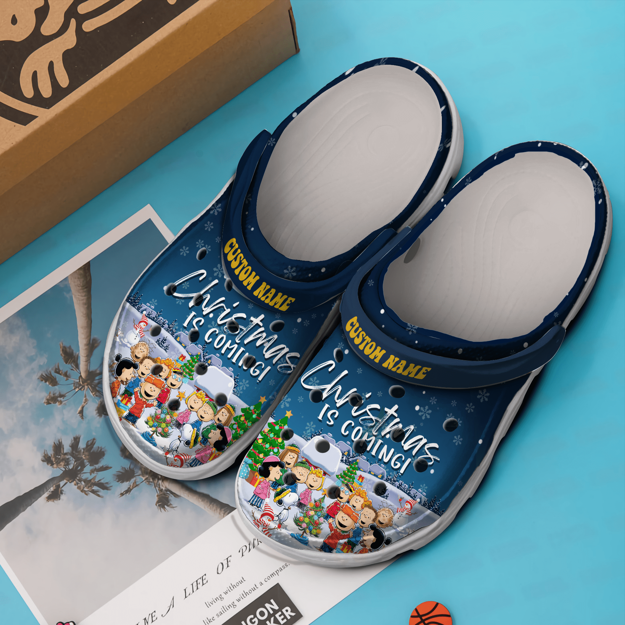 Merchidea Christmas is coming Music Crocs Crocband Clogs Shoes Comfortable For Men Women and Kids