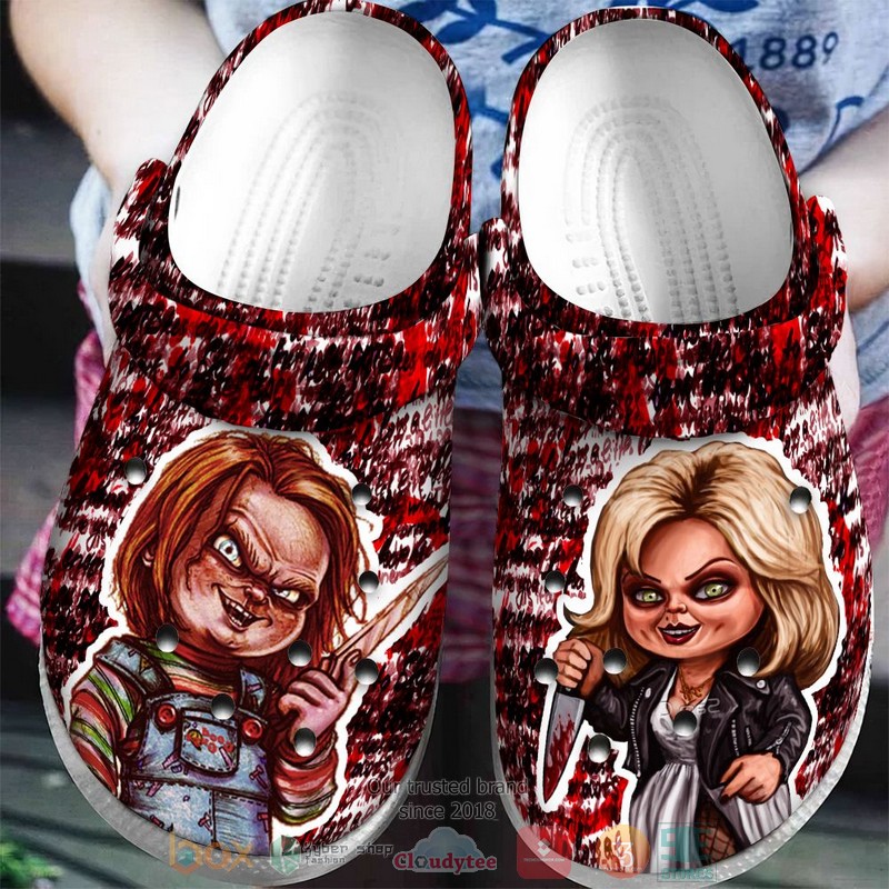 Merchidea Chucky Horror Movie Crocs Crocband Clogs Shoes Comfortable For Men Women and Kids