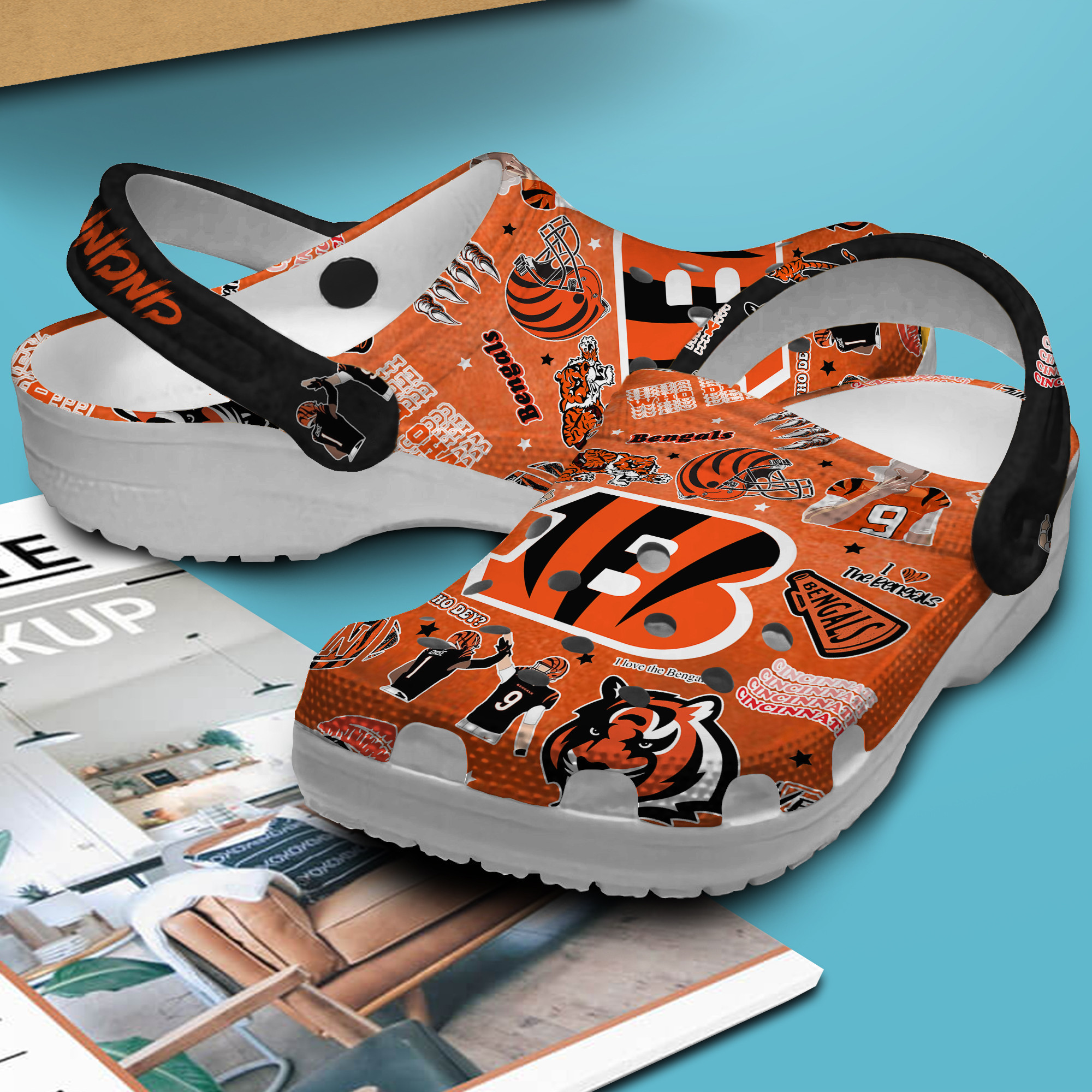 Merchidea Cincinnati Bearcats NCAA Sport Crocs Crocband Clogs Shoes Comfortable For Men Women and Kids