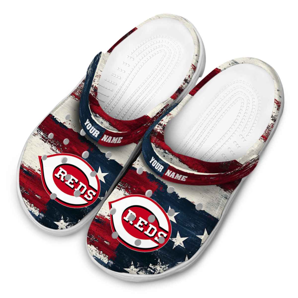 Merchidea Cincinnati Reds MLB Sport Crocs Crocband Clogs Shoes Comfortable For Men Women and Kids