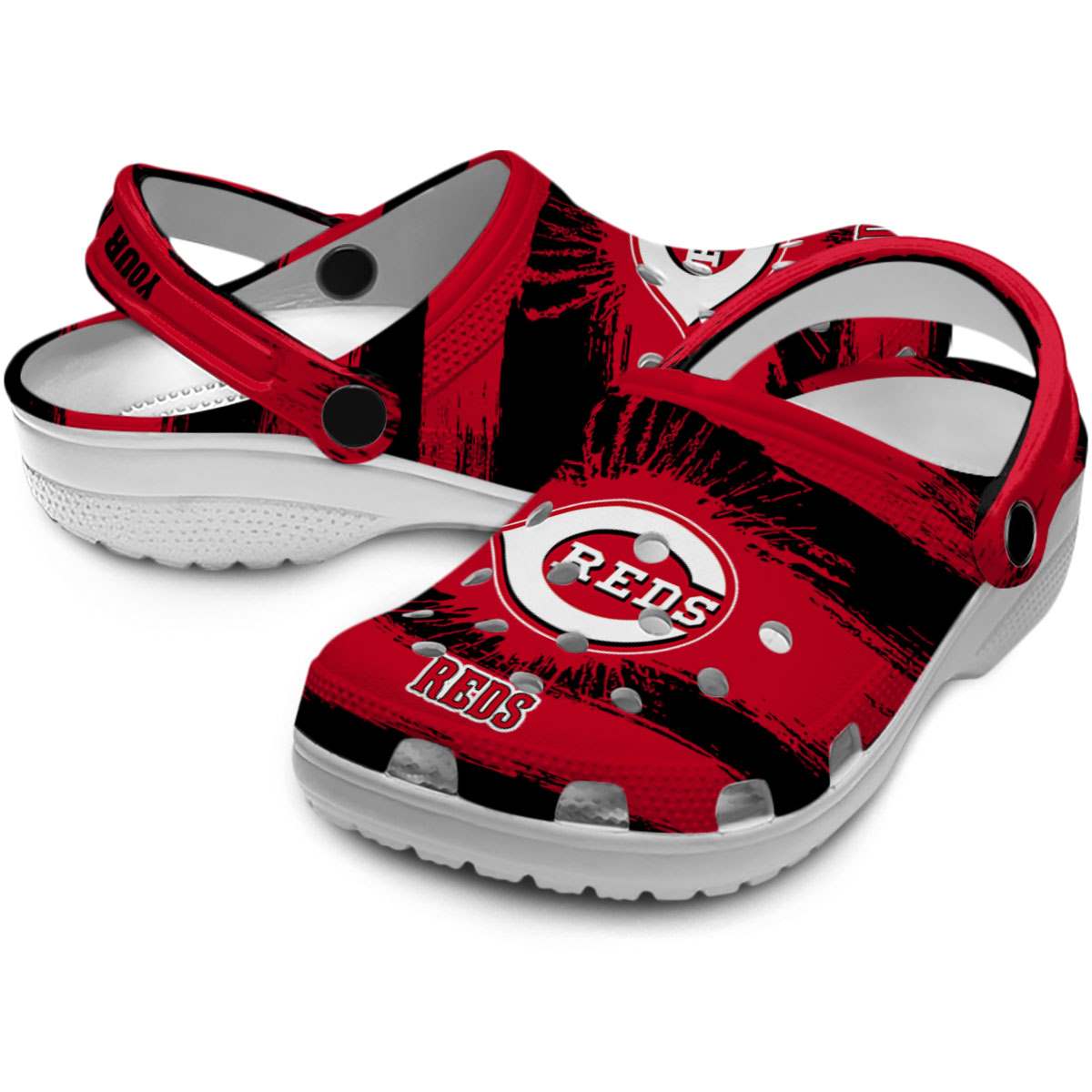 Merchidea Cincinnati Reds MLB Sport Crocs Crocband Clogs Shoes Comfortable For Men Women and Kids