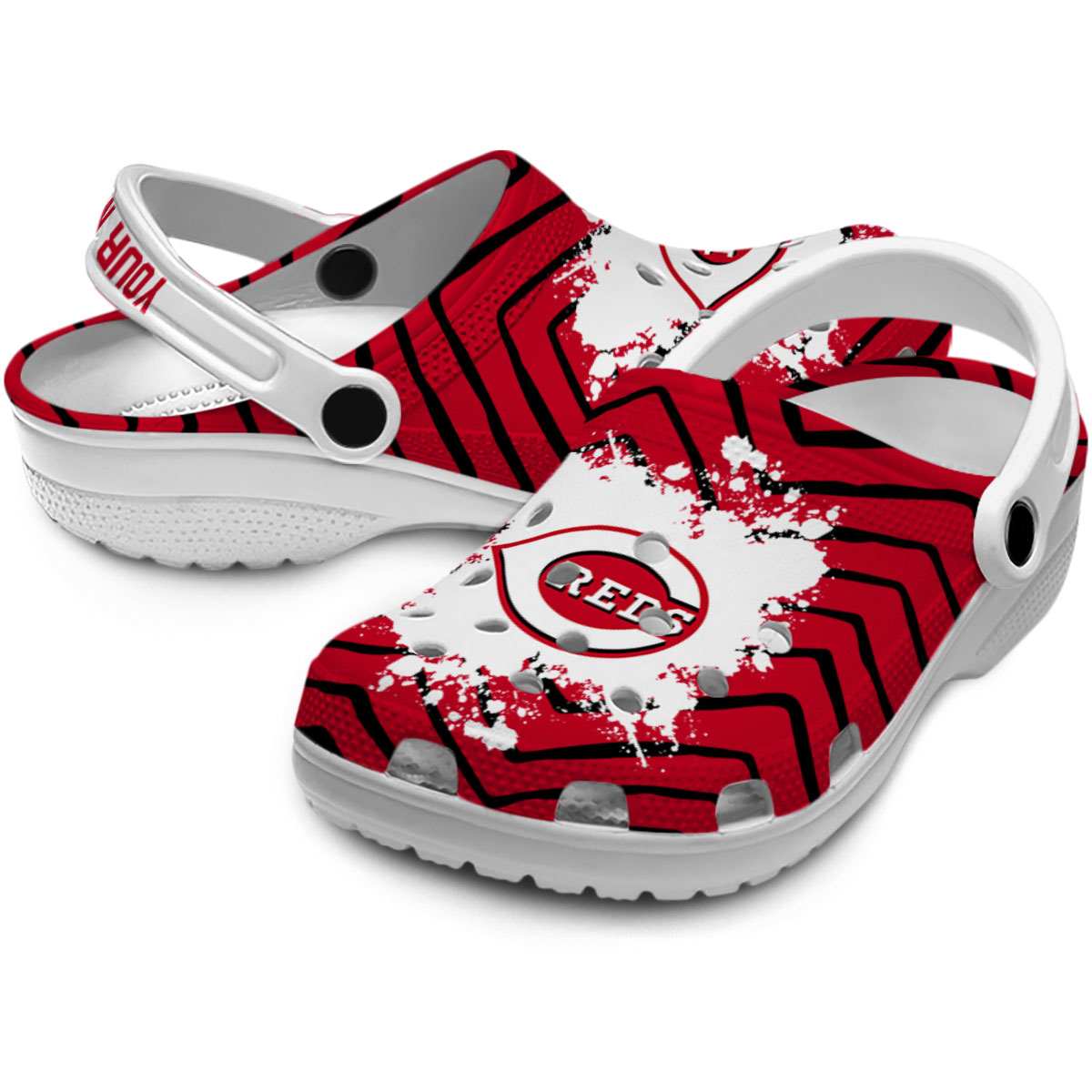 Merchidea Cincinnati Reds MLB Sport Crocs Crocband Clogs Shoes Comfortable For Men Women and Kids