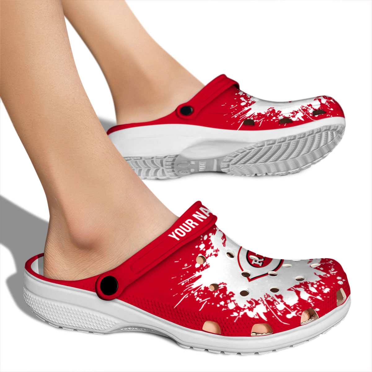 Merchidea Cincinnati Reds MLB Sport Crocs Crocband Clogs Shoes Comfortable For Men Women and Kids
