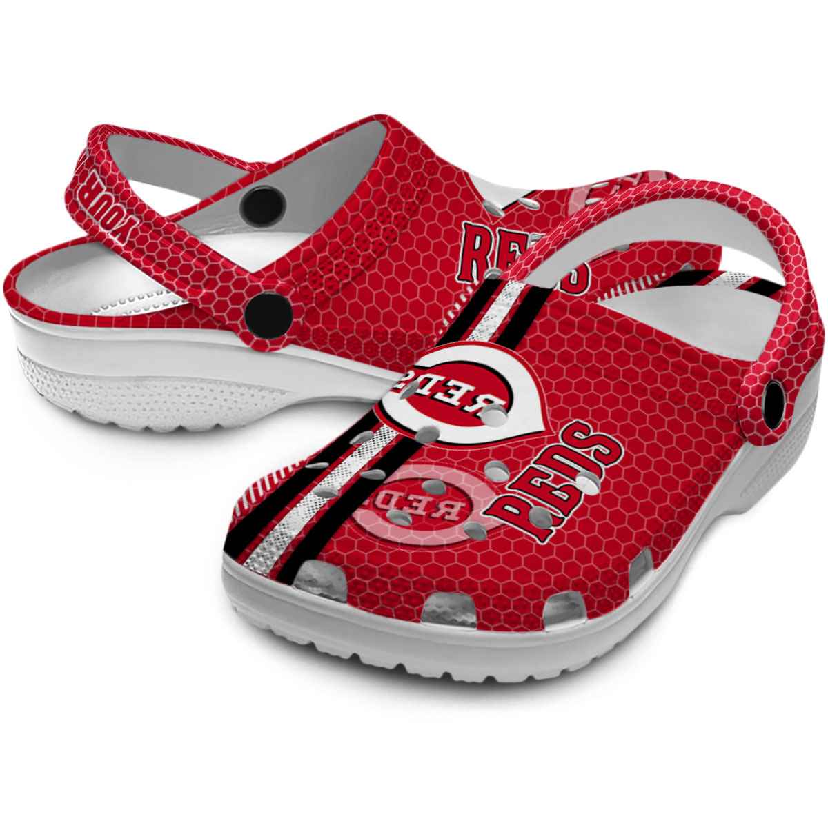 Merchidea Cincinnati Reds MLB Sport Crocs Crocband Clogs Shoes Comfortable For Men Women and Kids