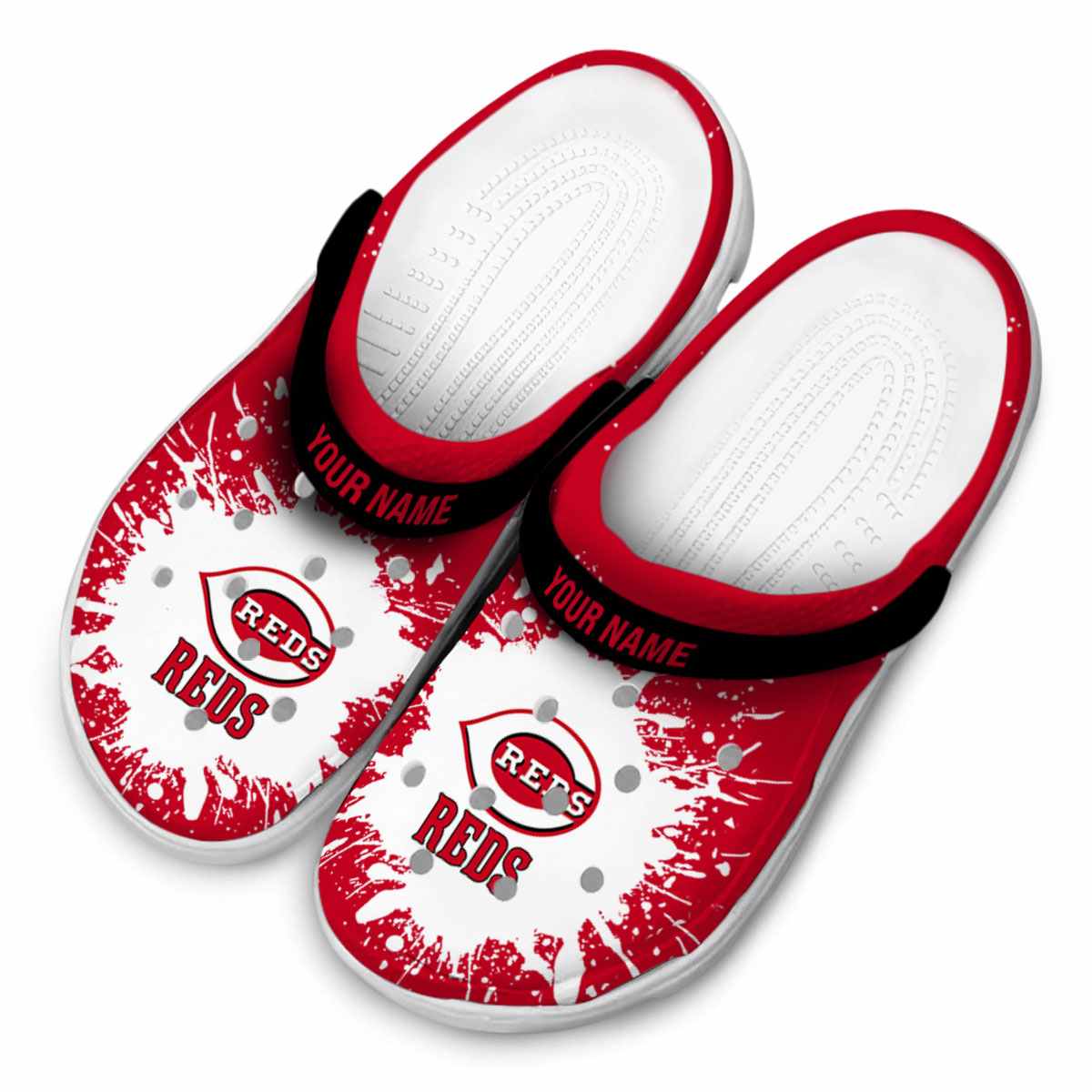 Merchidea Cincinnati Reds MLB Sport Crocs Crocband Clogs Shoes Comfortable For Men Women and Kids