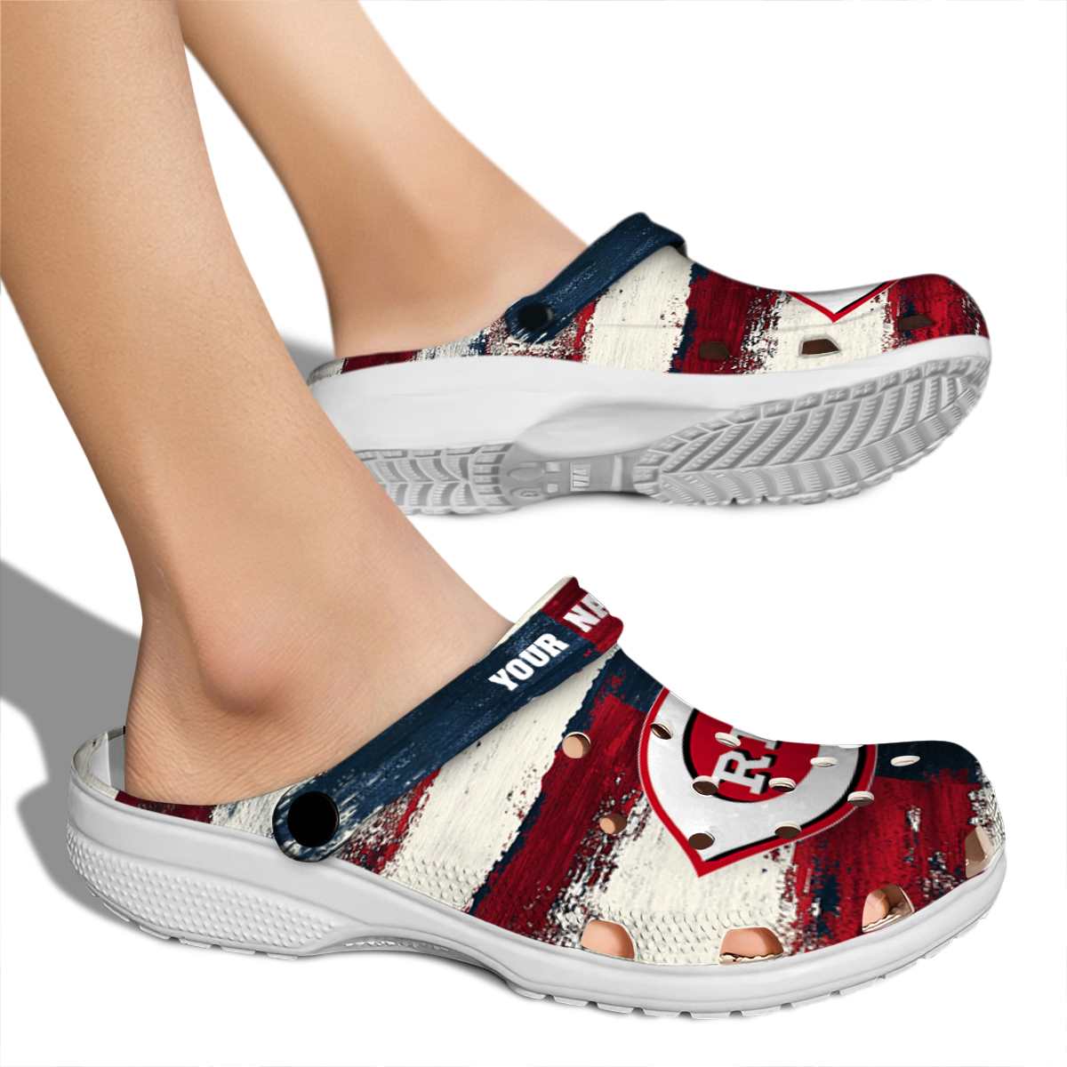 Merchidea Cincinnati Reds MLB Sport Crocs Crocband Clogs Shoes Comfortable For Men Women and Kids