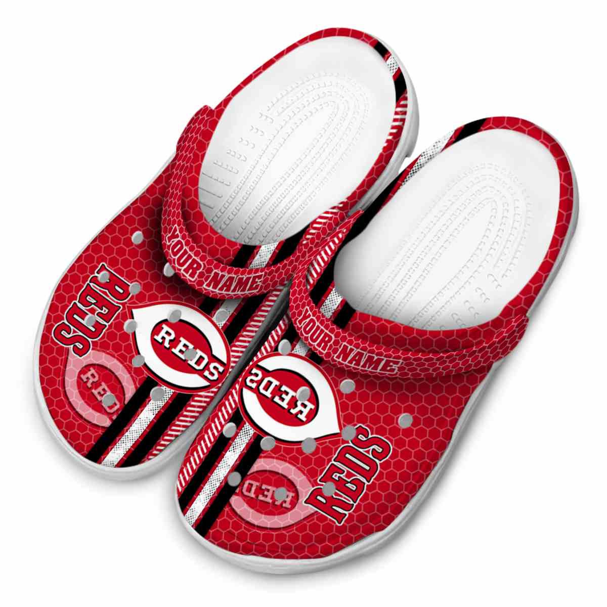 Merchidea Cincinnati Reds MLB Sport Crocs Crocband Clogs Shoes Comfortable For Men Women and Kids