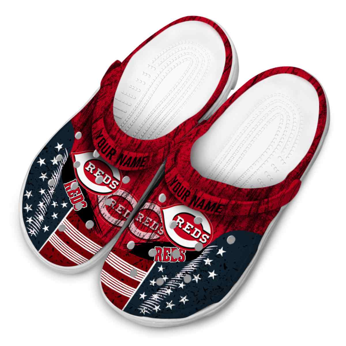 Merchidea Cincinnati Reds MLB Sport Crocs Crocband Clogs Shoes Comfortable For Men Women and Kids