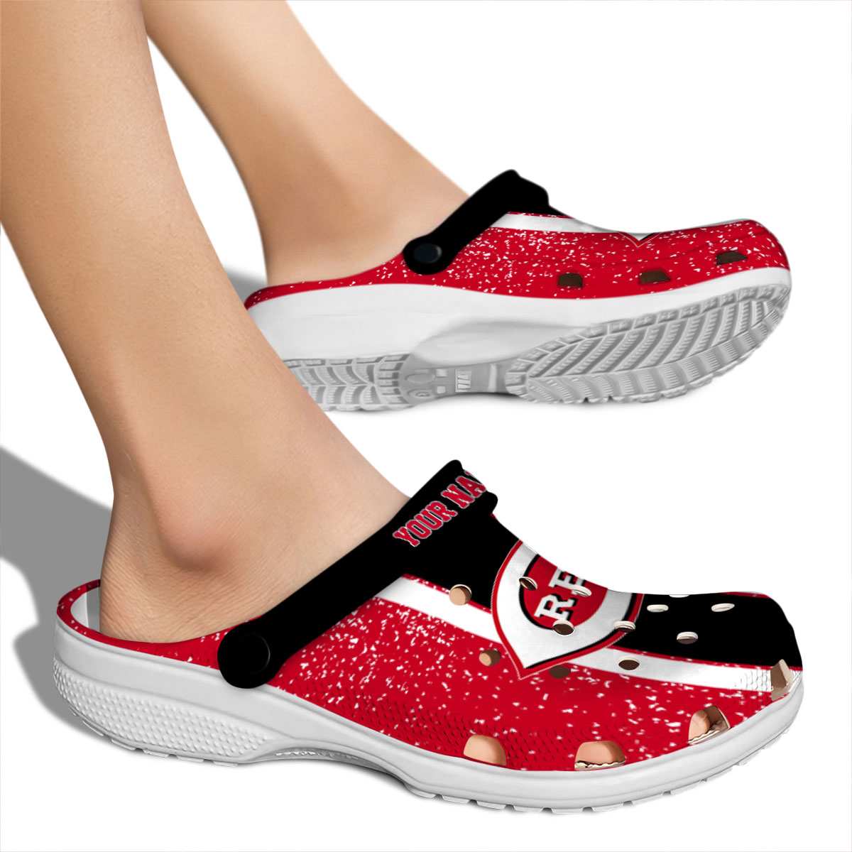 Merchidea Cincinnati Reds MLB Sport Crocs Crocband Clogs Shoes Comfortable For Men Women and Kids