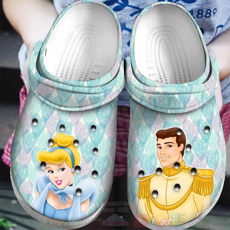 Merchidea Cinderella Cartoon Crocs Crocband Clogs Shoes Comfortable For Men Women and Kids