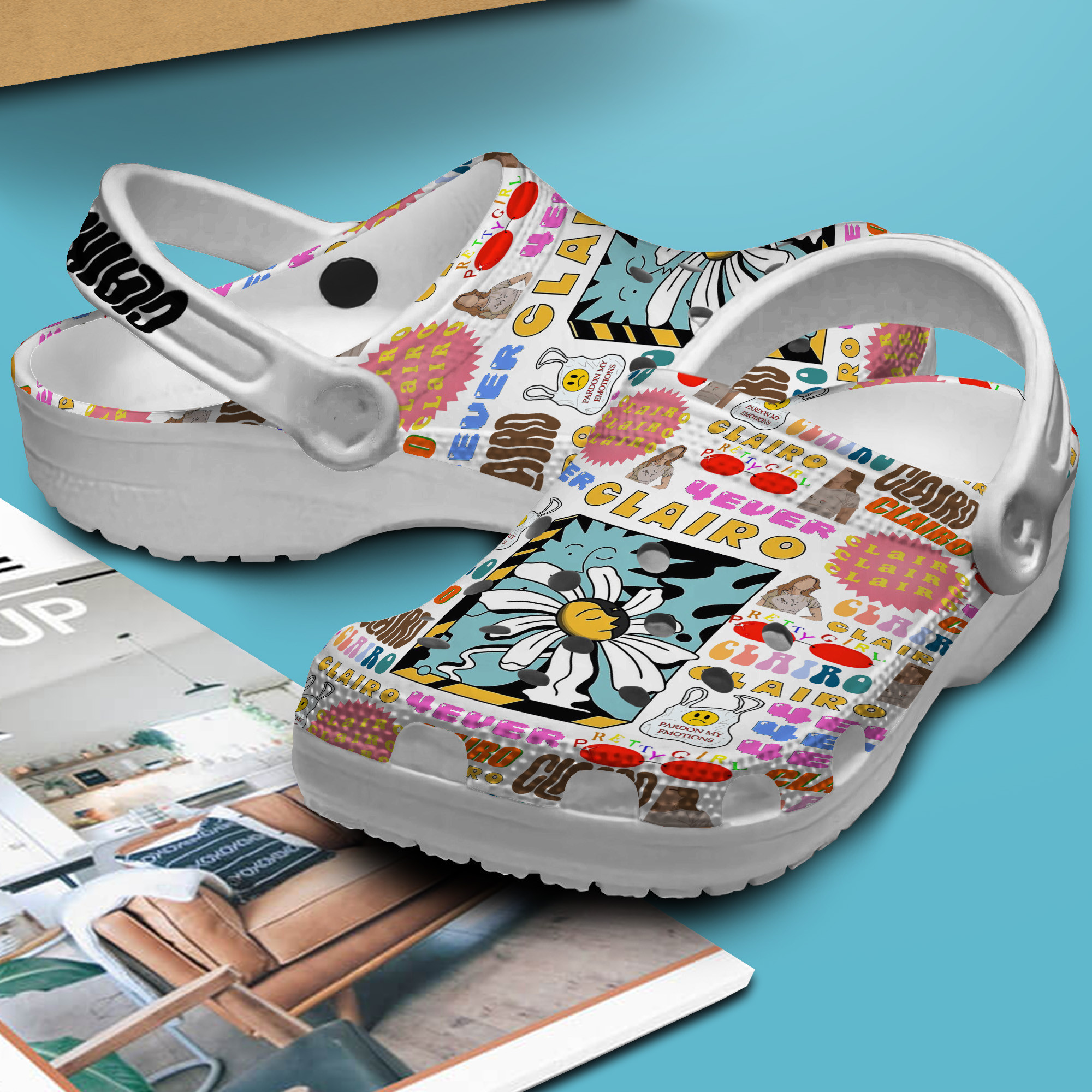 Merchidea Clairo Music Crocs Crocband Clogs Shoes Comfortable For Men Women and Kids