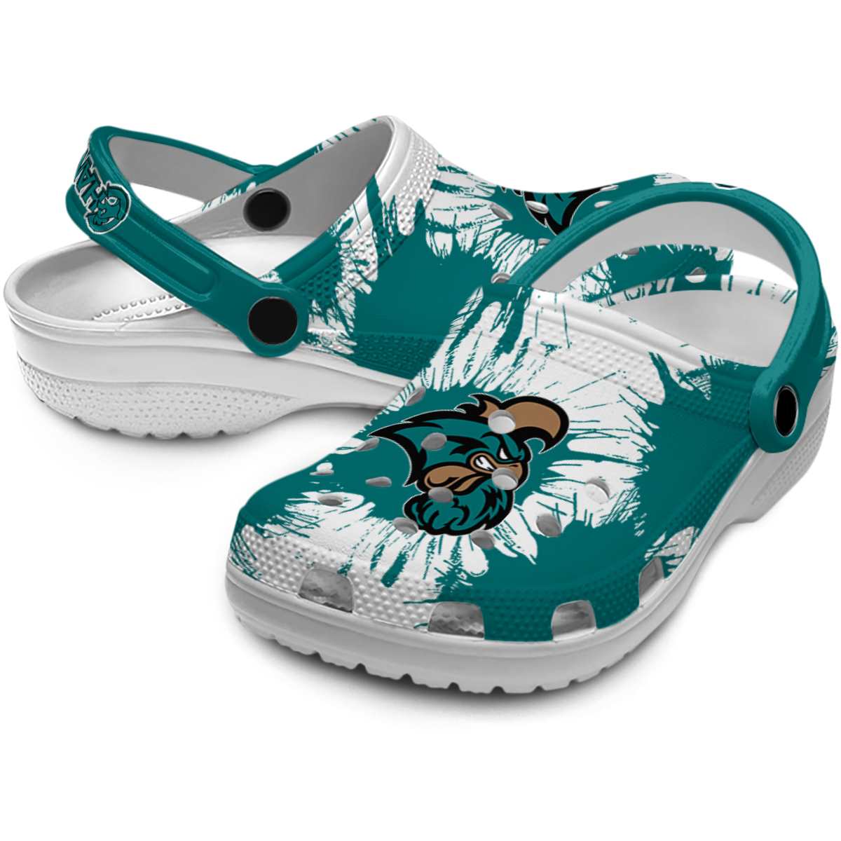Merchidea Coastal Carolina Chanticleers NCAA Sport Crocs Crocband Clogs Shoes Comfortable For Men Women and Kids