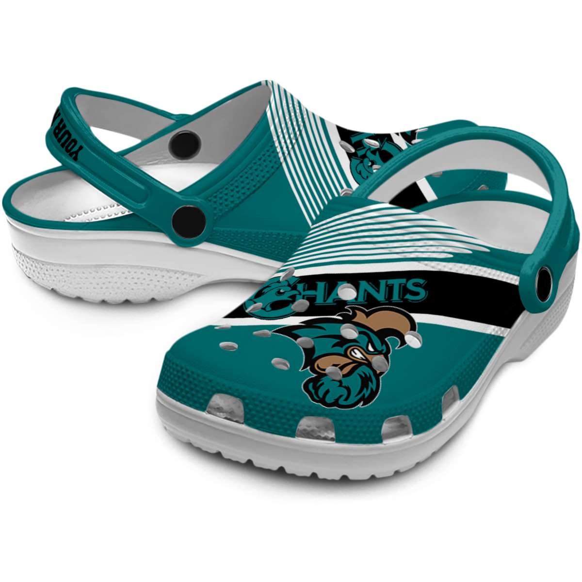 Merchidea Coastal Carolina Chanticleers NCAA Sport Crocs Crocband Clogs Shoes Comfortable For Men Women and Kids