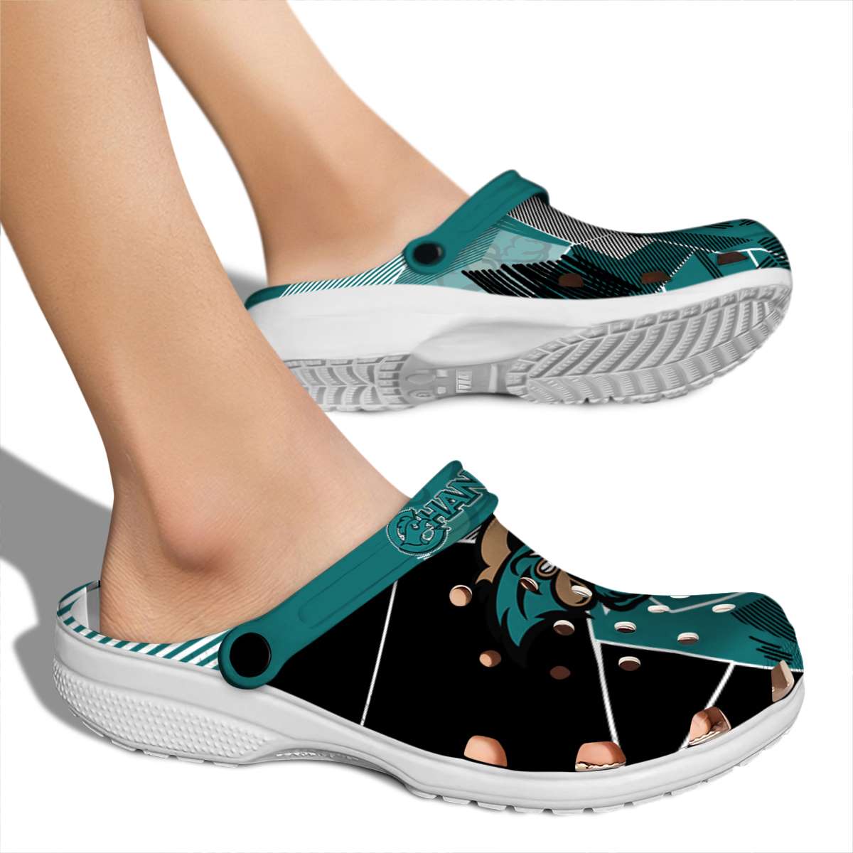 Merchidea Coastal Carolina Chanticleers NCAA Sport Crocs Crocband Clogs Shoes Comfortable For Men Women and Kids