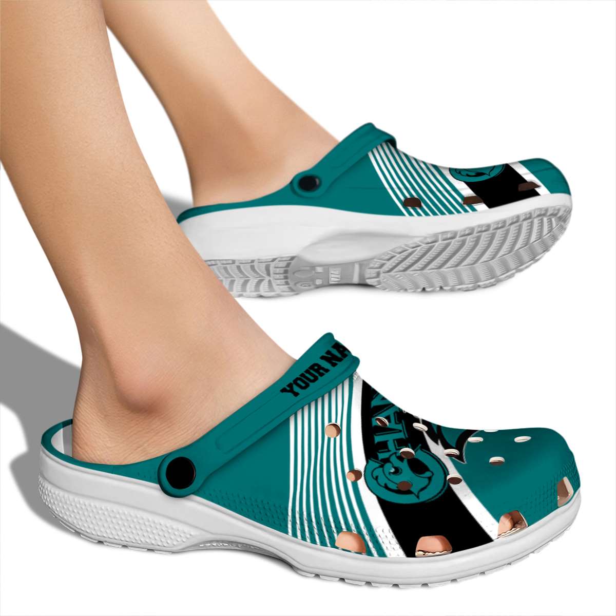Merchidea Coastal Carolina Chanticleers NCAA Sport Crocs Crocband Clogs Shoes Comfortable For Men Women and Kids