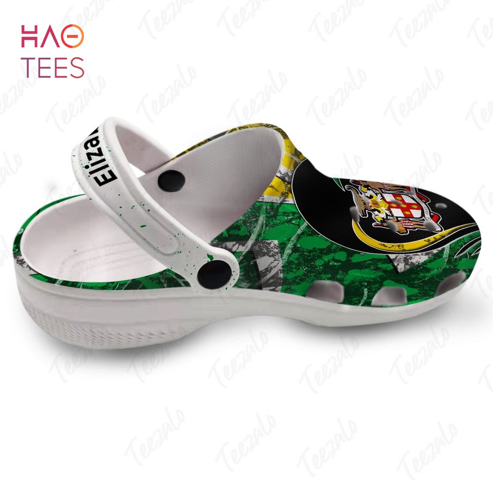 Merchidea Coat Of Arms Flag Jamaica Camo Pattern Crocs Crocband Clogs Shoes Comfortable For Men Women and Kids