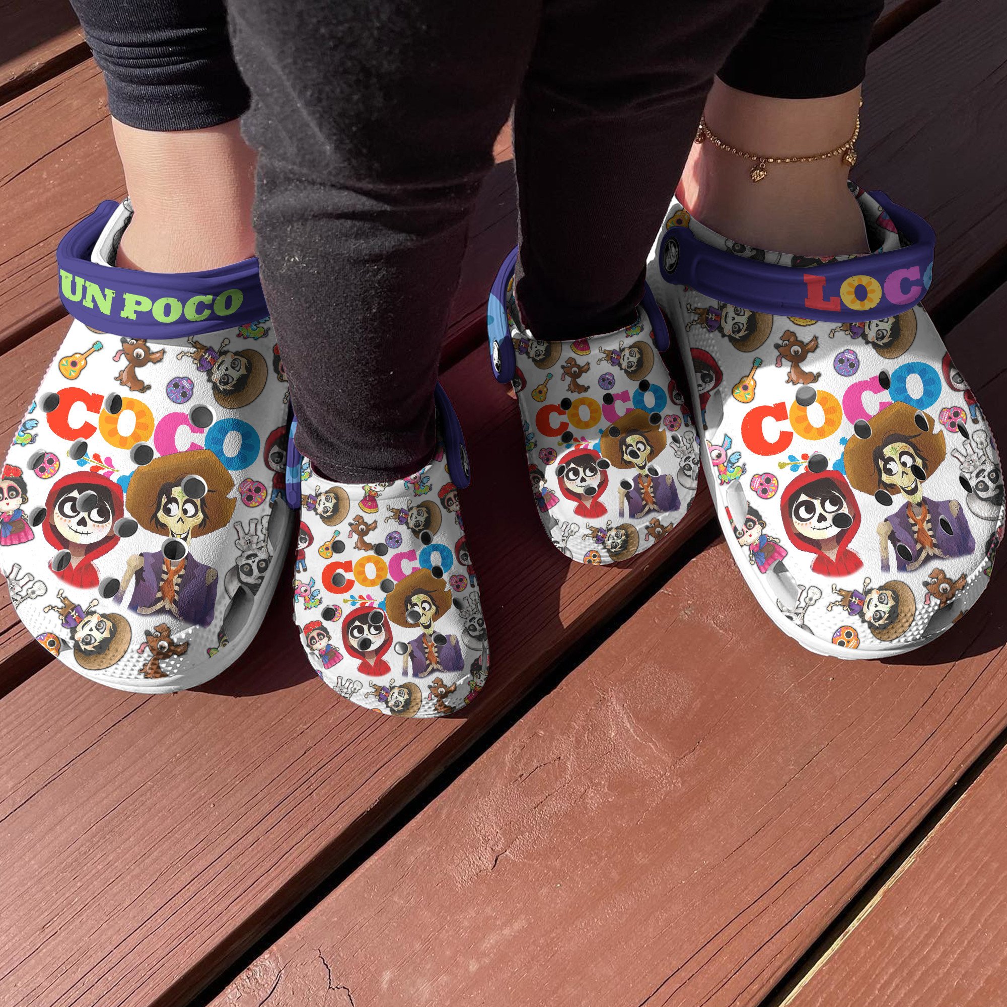 Merchidea Coco Disney Cartoon Crocs Crocband Clogs Shoes Comfortable For Men Women and Kids