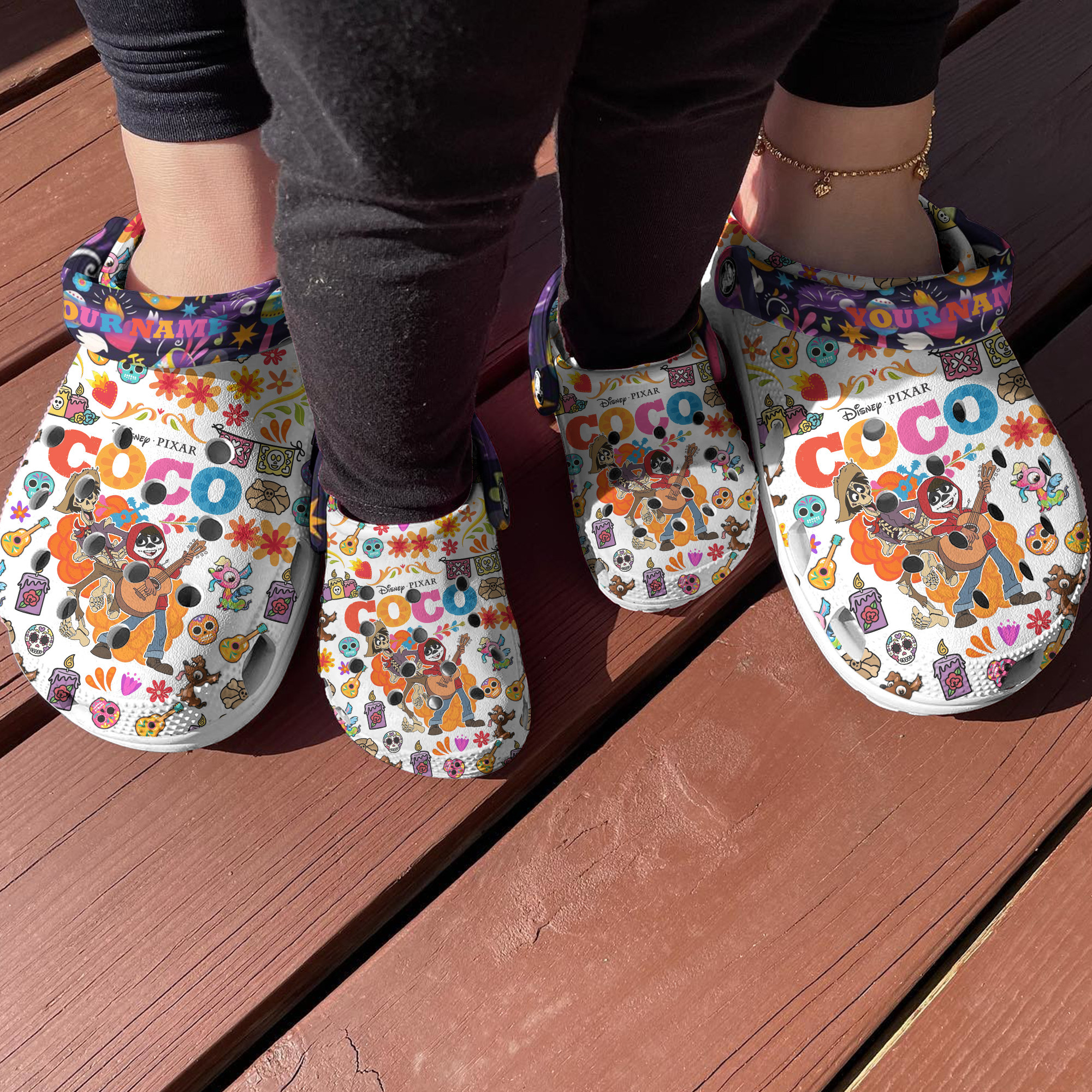 Merchidea Coco Disney Cartoon Crocs Crocband Clogs Shoes Comfortable For Men Women and Kids