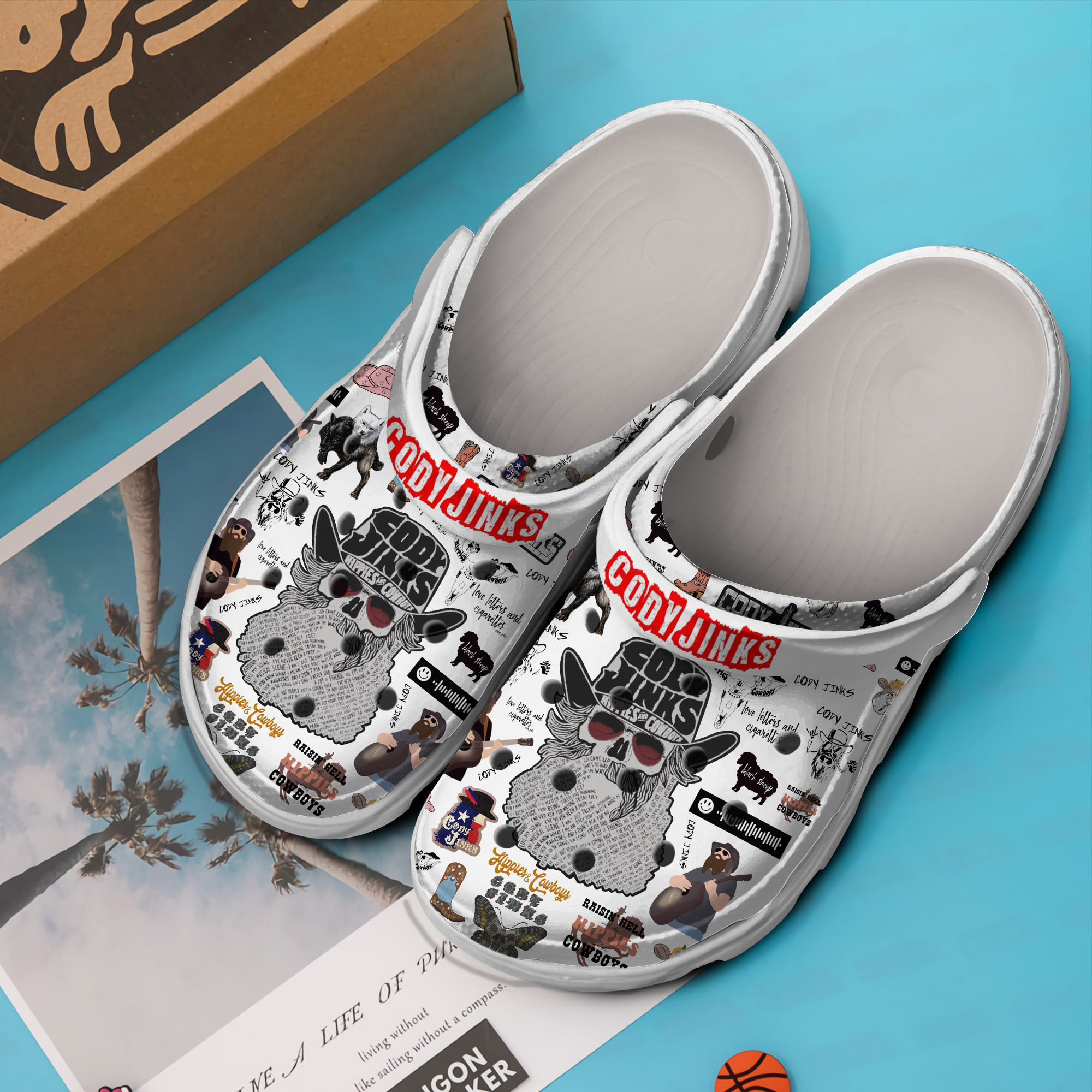 Merchidea Cody Jinks Music Crocs Crocband Clogs Shoes Comfortable For Men Women and Kids