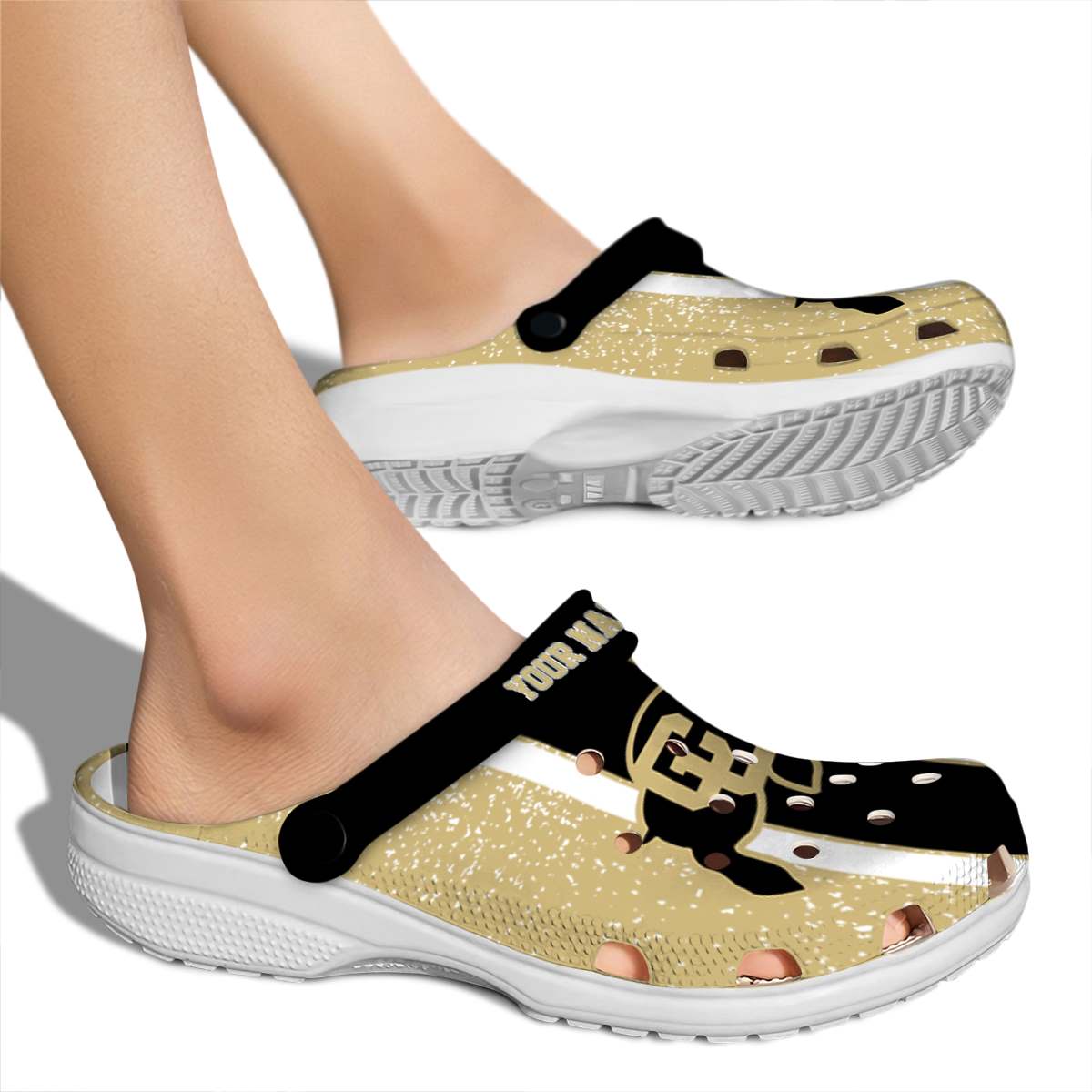 Merchidea Colorado Buffaloes NCAA Sport Crocs Crocband Clogs Shoes Comfortable For Men Women and Kids