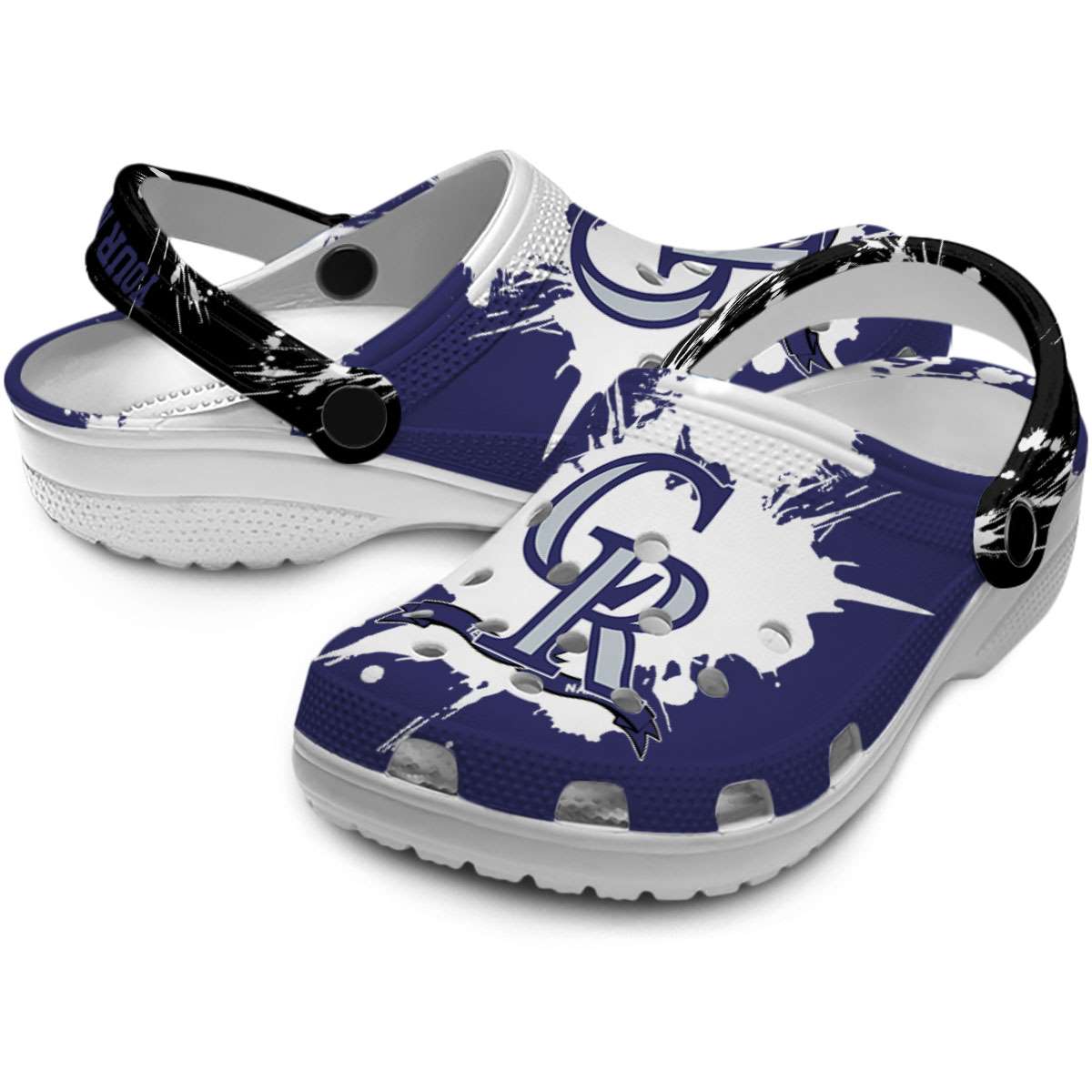 Merchidea Colorado Rockies MLB Sport Crocs Crocband Clogs Shoes Comfortable For Men Women and Kids