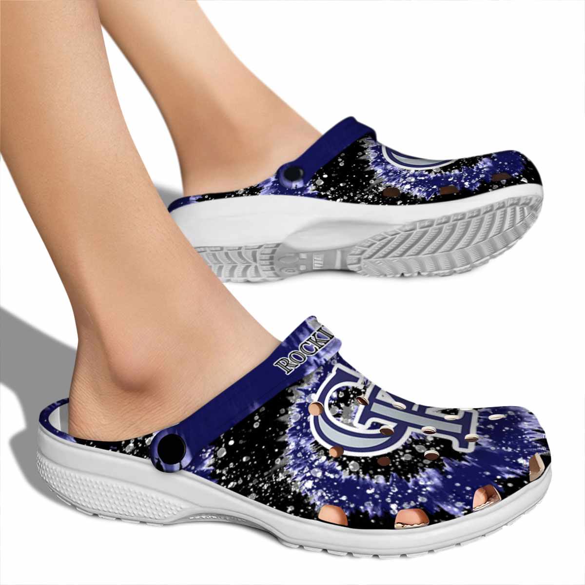 Merchidea Colorado Rockies MLB Sport Crocs Crocband Clogs Shoes Comfortable For Men Women and Kids