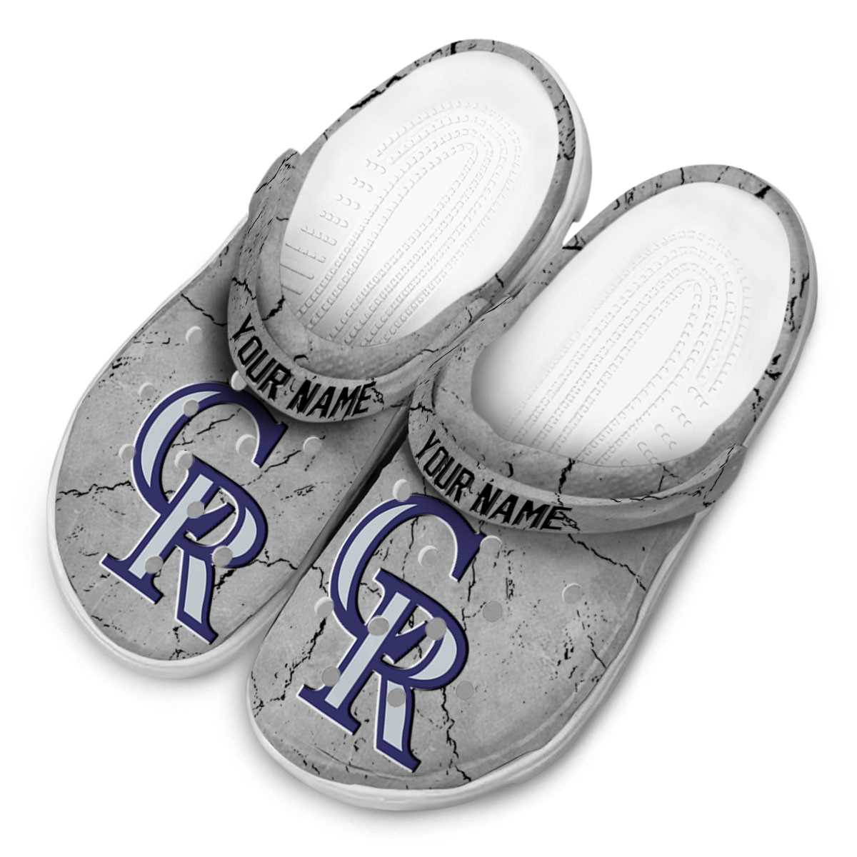Merchidea Colorado Rockies MLB Sport Crocs Crocband Clogs Shoes Comfortable For Men Women and Kids