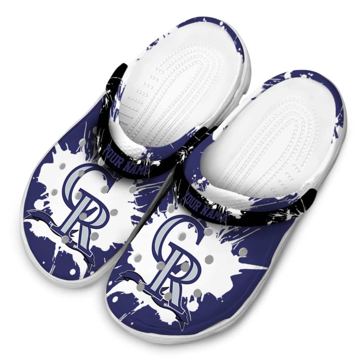 Merchidea Colorado Rockies MLB Sport Crocs Crocband Clogs Shoes Comfortable For Men Women and Kids