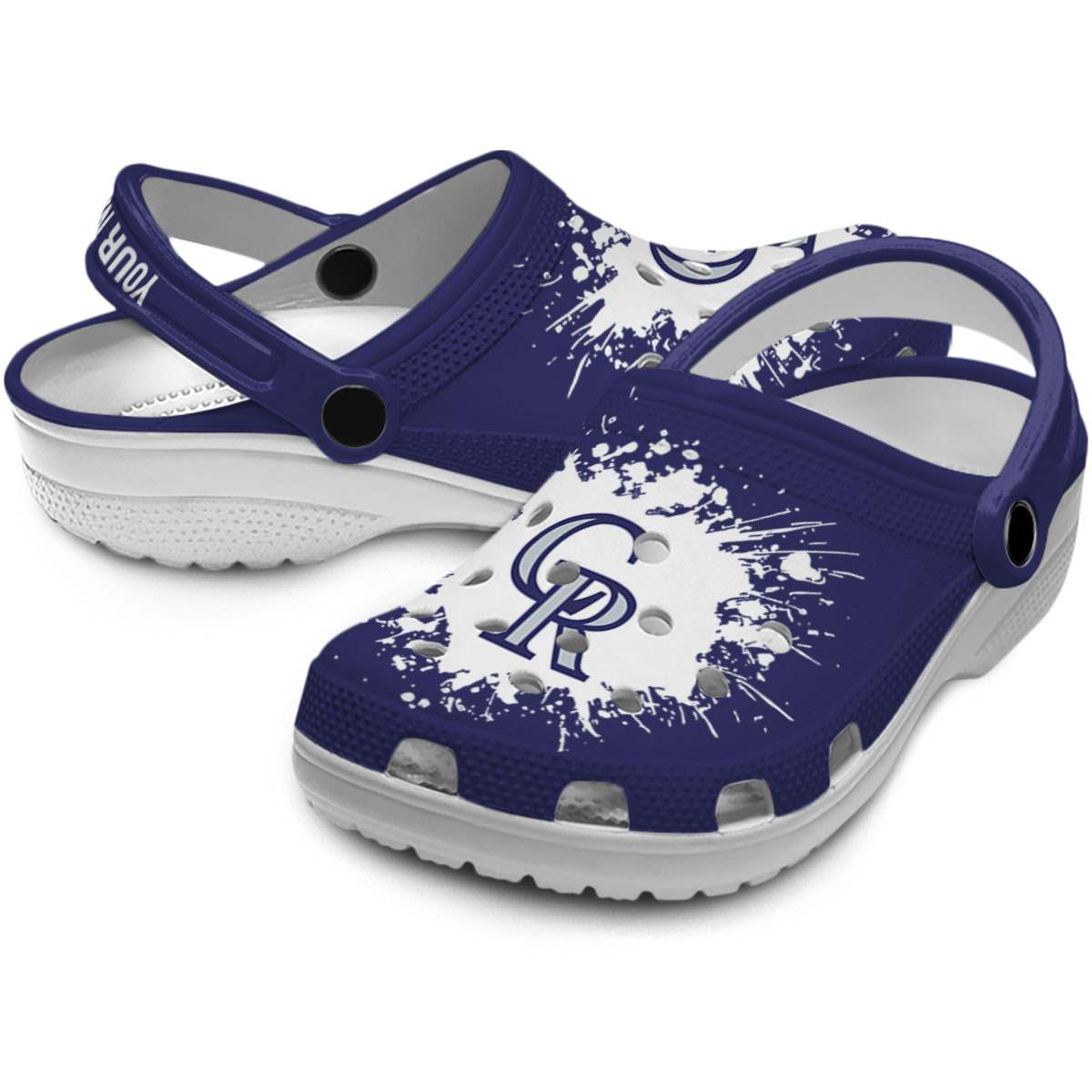 Merchidea Colorado Rockies MLB Sport Crocs Crocband Clogs Shoes Comfortable For Men Women and Kids