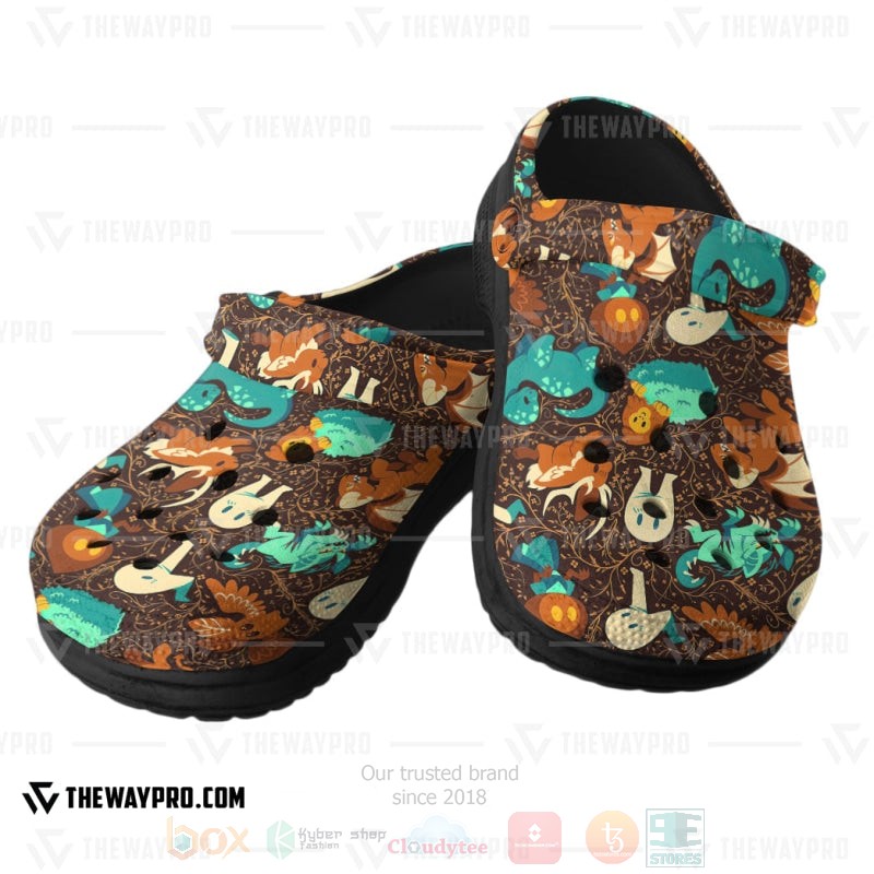Merchidea Colorful Cryptids Pokemon Anime Crocs Crocband Clogs Shoes Comfortable For Men Women and Kids