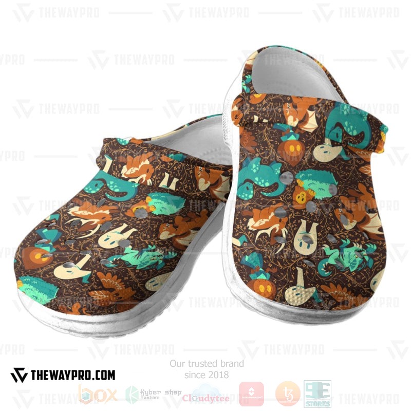 Merchidea Colorful Cryptids Pokemon Anime Crocs Crocband Clogs Shoes Comfortable For Men Women and Kids