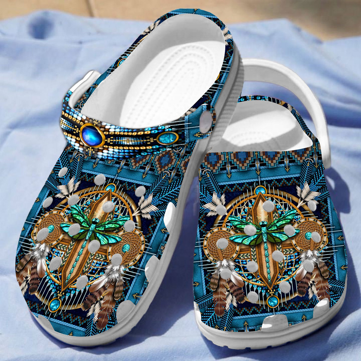 Merchidea Comfortable Native American Owl ClogsCrocs Crocband Clogs Shoes Comfortable For Men Women and Kids